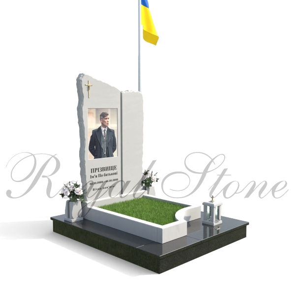 Мармуровий пам’ятник для військвого М322 - Royal Stone