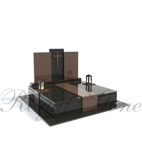 Гранитный памятник для двоих М338 - Royal Stone