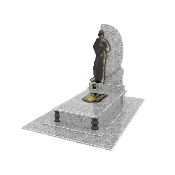 Гранитный памятник для воина М190 - Royal Stone