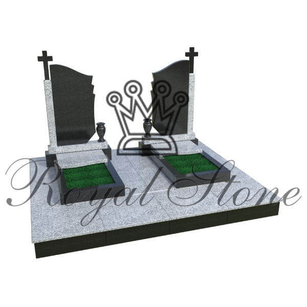 Гранитный памятник для двоих М204 - Royal Stone