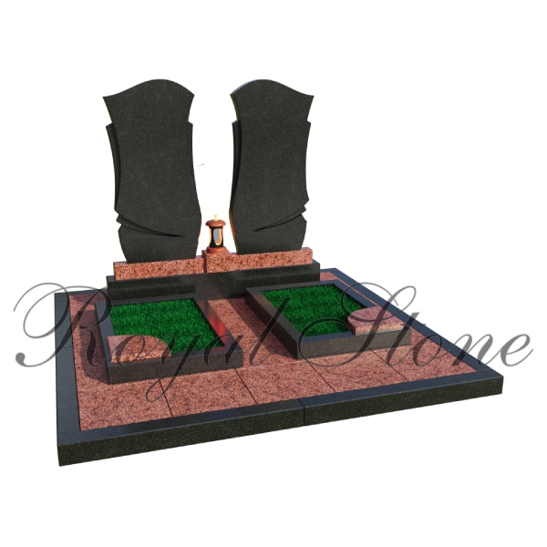 Гранитный памятник для двоих М210 - Royal Stone