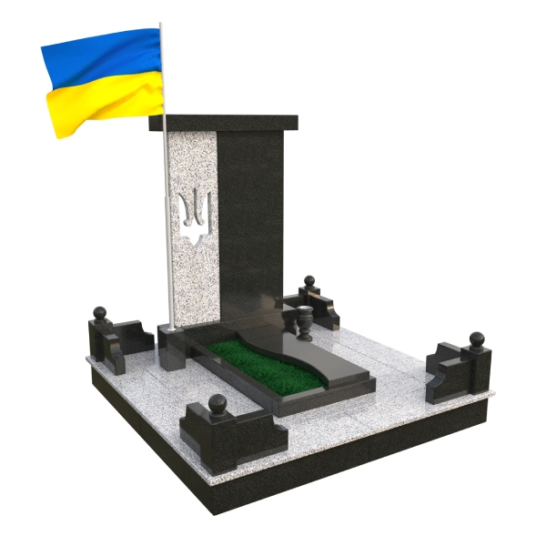 Гранитный памятник для воина М235 - Royal Stone