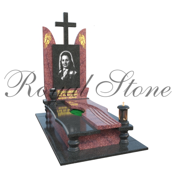 Гранитный памятник для одного М236 - Royal Stone