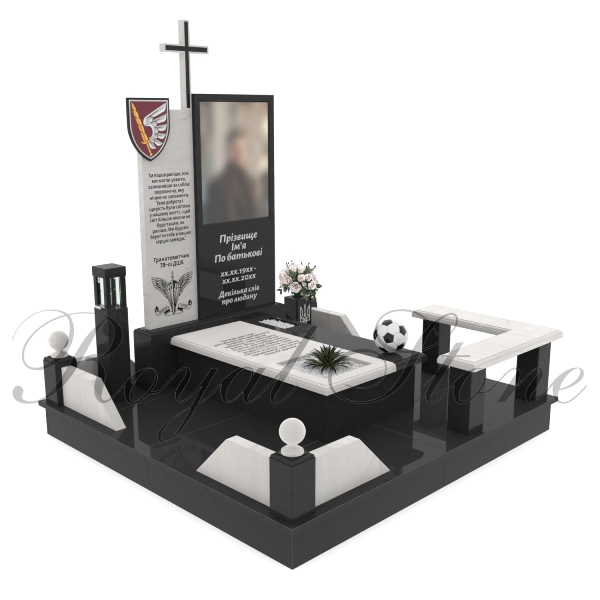 Мармуровий пам’ятник для військового М299 - Royal Stone