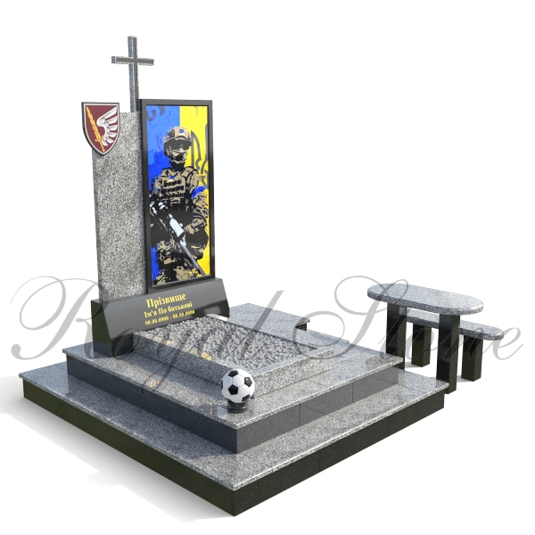 Гранітний пам’ятник для військового М321 - Royal Stone