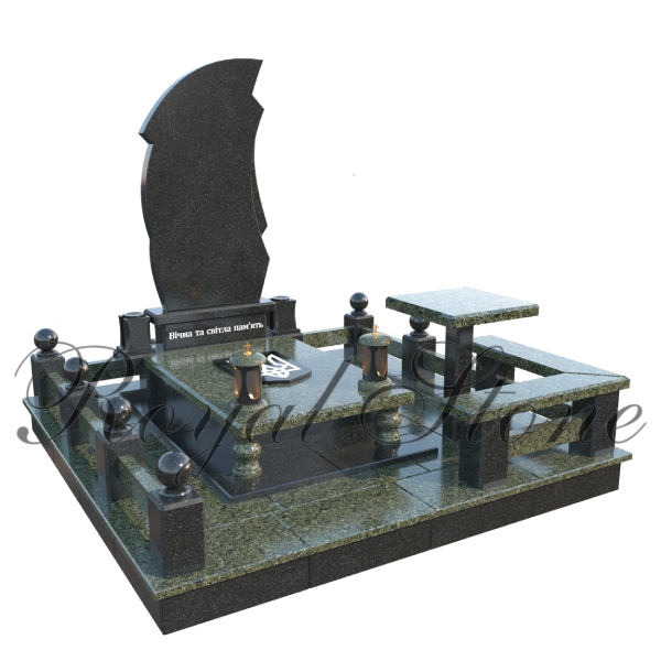 Элитный гранитный памятник М197 - Royal Stone